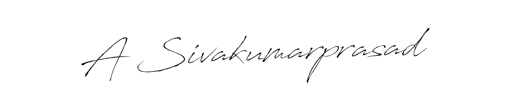 Also You can easily find your signature by using the search form. We will create A Sivakumarprasad name handwritten signature images for you free of cost using Antro_Vectra sign style. A Sivakumarprasad signature style 6 images and pictures png