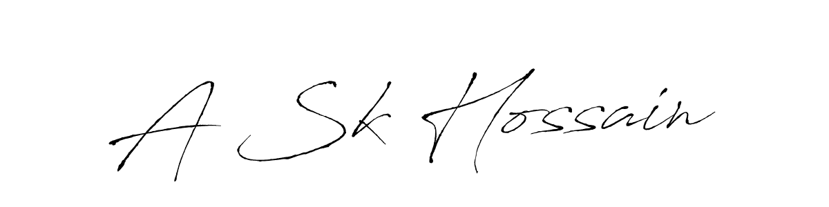 This is the best signature style for the A Sk Hossain name. Also you like these signature font (Antro_Vectra). Mix name signature. A Sk Hossain signature style 6 images and pictures png