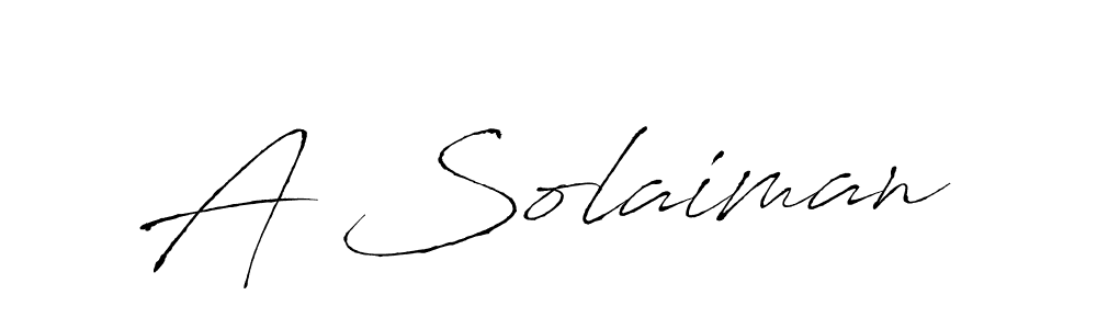 Make a beautiful signature design for name A Solaiman. Use this online signature maker to create a handwritten signature for free. A Solaiman signature style 6 images and pictures png