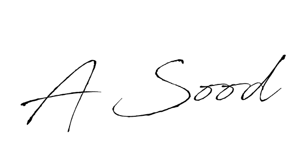 This is the best signature style for the A Sood name. Also you like these signature font (Antro_Vectra). Mix name signature. A Sood signature style 6 images and pictures png