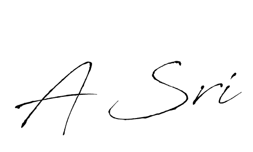 You should practise on your own different ways (Antro_Vectra) to write your name (A Sri) in signature. don't let someone else do it for you. A Sri signature style 6 images and pictures png