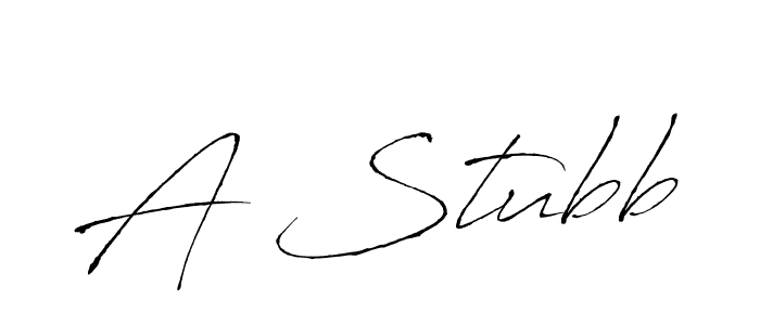 How to make A Stubb signature? Antro_Vectra is a professional autograph style. Create handwritten signature for A Stubb name. A Stubb signature style 6 images and pictures png