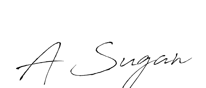 Antro_Vectra is a professional signature style that is perfect for those who want to add a touch of class to their signature. It is also a great choice for those who want to make their signature more unique. Get A Sugan name to fancy signature for free. A Sugan signature style 6 images and pictures png