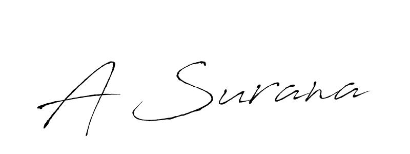 How to make A Surana name signature. Use Antro_Vectra style for creating short signs online. This is the latest handwritten sign. A Surana signature style 6 images and pictures png