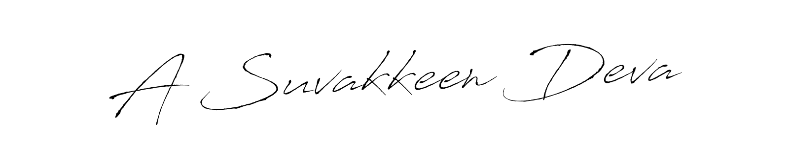 Design your own signature with our free online signature maker. With this signature software, you can create a handwritten (Antro_Vectra) signature for name A Suvakkeen Deva. A Suvakkeen Deva signature style 6 images and pictures png