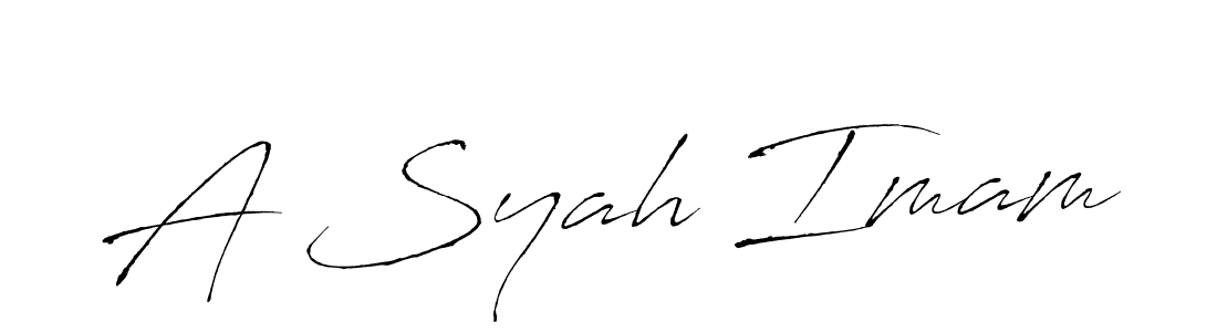 This is the best signature style for the A Syah Imam name. Also you like these signature font (Antro_Vectra). Mix name signature. A Syah Imam signature style 6 images and pictures png
