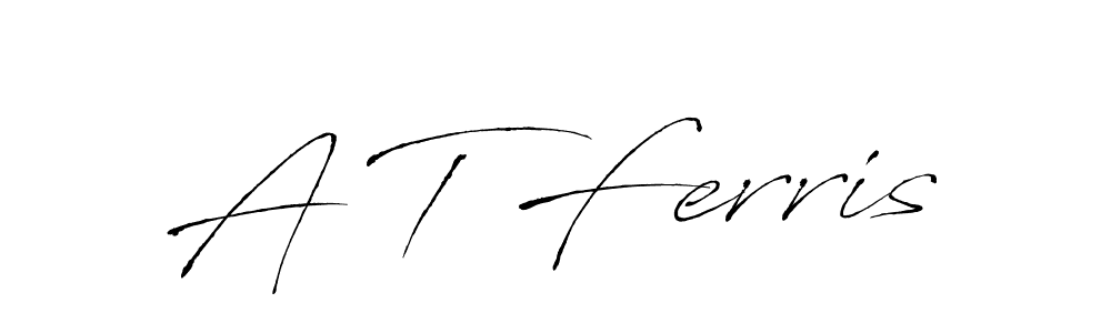 if you are searching for the best signature style for your name A T Ferris. so please give up your signature search. here we have designed multiple signature styles  using Antro_Vectra. A T Ferris signature style 6 images and pictures png