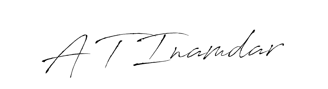 How to Draw A T Inamdar signature style? Antro_Vectra is a latest design signature styles for name A T Inamdar. A T Inamdar signature style 6 images and pictures png