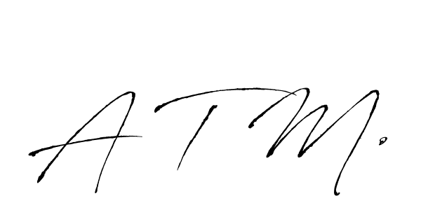 Once you've used our free online signature maker to create your best signature Antro_Vectra style, it's time to enjoy all of the benefits that A T M. name signing documents. A T M. signature style 6 images and pictures png