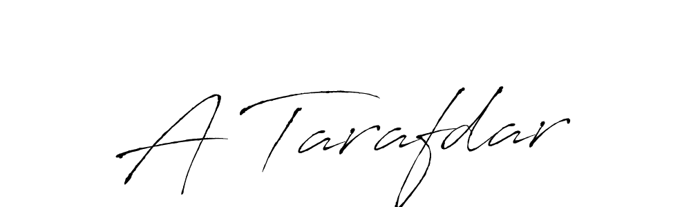 How to make A Tarafdar signature? Antro_Vectra is a professional autograph style. Create handwritten signature for A Tarafdar name. A Tarafdar signature style 6 images and pictures png