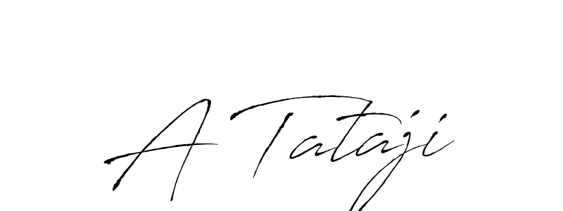 How to Draw A Tataji signature style? Antro_Vectra is a latest design signature styles for name A Tataji. A Tataji signature style 6 images and pictures png