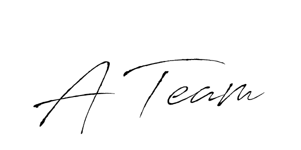 How to make A Team signature? Antro_Vectra is a professional autograph style. Create handwritten signature for A Team name. A Team signature style 6 images and pictures png