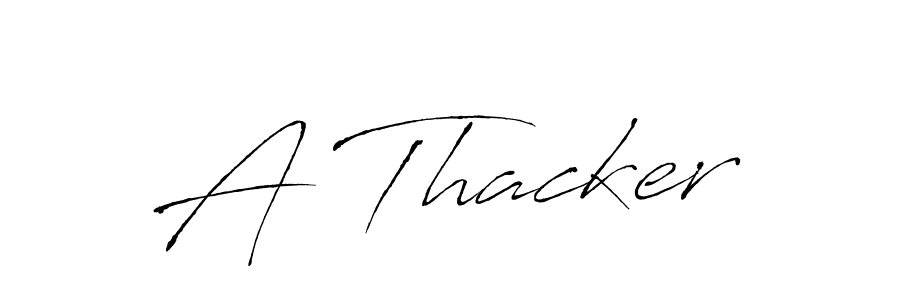 Use a signature maker to create a handwritten signature online. With this signature software, you can design (Antro_Vectra) your own signature for name A Thacker. A Thacker signature style 6 images and pictures png