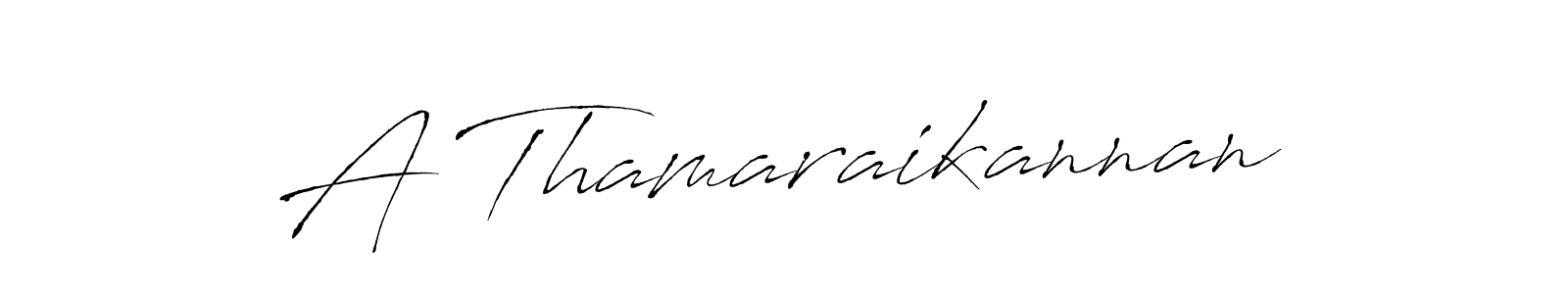 How to make A Thamaraikannan name signature. Use Antro_Vectra style for creating short signs online. This is the latest handwritten sign. A Thamaraikannan signature style 6 images and pictures png