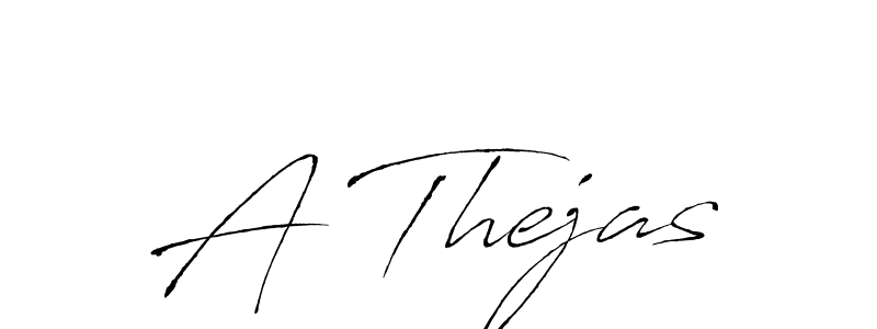 A Thejas stylish signature style. Best Handwritten Sign (Antro_Vectra) for my name. Handwritten Signature Collection Ideas for my name A Thejas. A Thejas signature style 6 images and pictures png