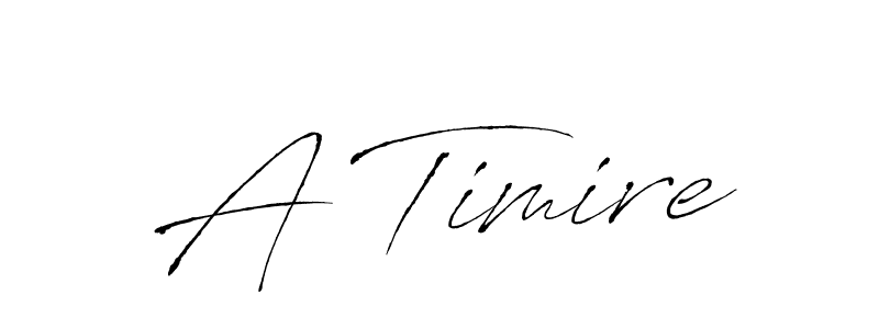 Create a beautiful signature design for name A Timire. With this signature (Antro_Vectra) fonts, you can make a handwritten signature for free. A Timire signature style 6 images and pictures png