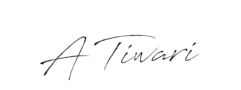 How to make A Tiwari signature? Antro_Vectra is a professional autograph style. Create handwritten signature for A Tiwari name. A Tiwari signature style 6 images and pictures png