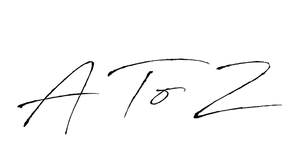 How to Draw A To Z signature style? Antro_Vectra is a latest design signature styles for name A To Z. A To Z signature style 6 images and pictures png
