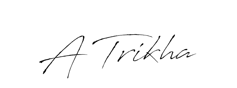 You can use this online signature creator to create a handwritten signature for the name A Trikha. This is the best online autograph maker. A Trikha signature style 6 images and pictures png