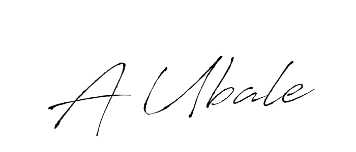 How to Draw A Ubale signature style? Antro_Vectra is a latest design signature styles for name A Ubale. A Ubale signature style 6 images and pictures png