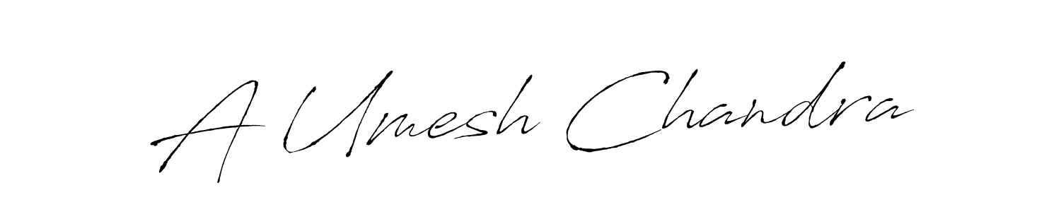 Use a signature maker to create a handwritten signature online. With this signature software, you can design (Antro_Vectra) your own signature for name A Umesh Chandra. A Umesh Chandra signature style 6 images and pictures png