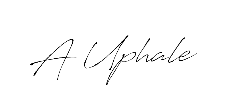 The best way (Antro_Vectra) to make a short signature is to pick only two or three words in your name. The name A Uphale include a total of six letters. For converting this name. A Uphale signature style 6 images and pictures png