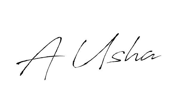 Also You can easily find your signature by using the search form. We will create A Usha name handwritten signature images for you free of cost using Antro_Vectra sign style. A Usha signature style 6 images and pictures png