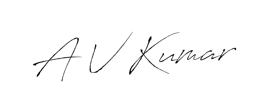 Make a short A V Kumar signature style. Manage your documents anywhere anytime using Antro_Vectra. Create and add eSignatures, submit forms, share and send files easily. A V Kumar signature style 6 images and pictures png