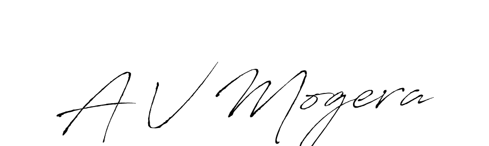 if you are searching for the best signature style for your name A V Mogera. so please give up your signature search. here we have designed multiple signature styles  using Antro_Vectra. A V Mogera signature style 6 images and pictures png