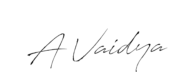 How to Draw A Vaidya signature style? Antro_Vectra is a latest design signature styles for name A Vaidya. A Vaidya signature style 6 images and pictures png