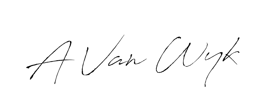 Also You can easily find your signature by using the search form. We will create A Van Wyk name handwritten signature images for you free of cost using Antro_Vectra sign style. A Van Wyk signature style 6 images and pictures png