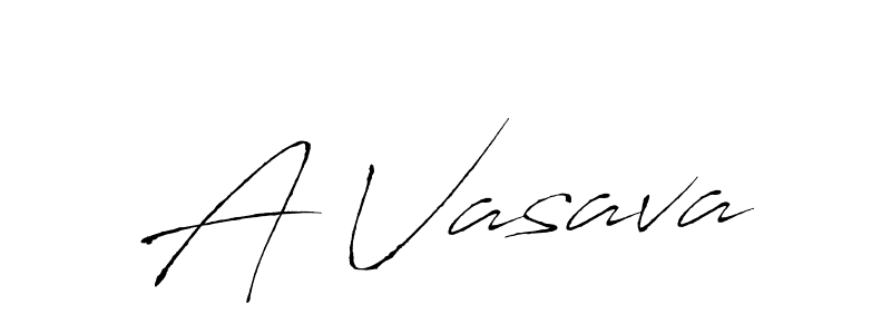 Also You can easily find your signature by using the search form. We will create A Vasava name handwritten signature images for you free of cost using Antro_Vectra sign style. A Vasava signature style 6 images and pictures png