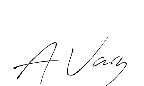 How to Draw A Vaz signature style? Antro_Vectra is a latest design signature styles for name A Vaz. A Vaz signature style 6 images and pictures png