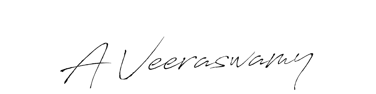 How to make A Veeraswamy name signature. Use Antro_Vectra style for creating short signs online. This is the latest handwritten sign. A Veeraswamy signature style 6 images and pictures png