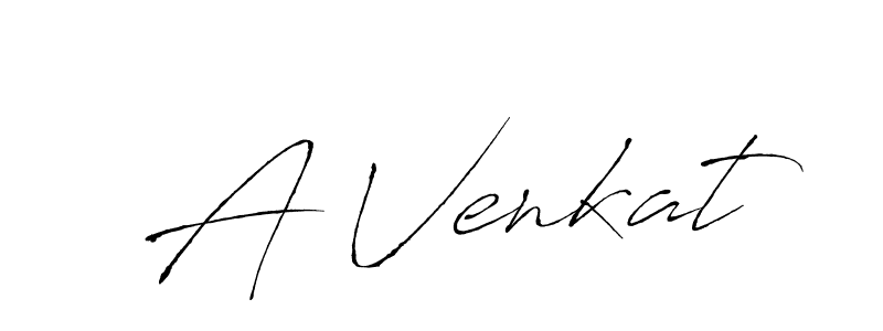 How to make A Venkat signature? Antro_Vectra is a professional autograph style. Create handwritten signature for A Venkat name. A Venkat signature style 6 images and pictures png