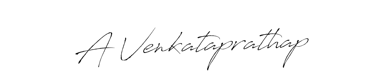 Make a beautiful signature design for name A Venkataprathap. With this signature (Antro_Vectra) style, you can create a handwritten signature for free. A Venkataprathap signature style 6 images and pictures png