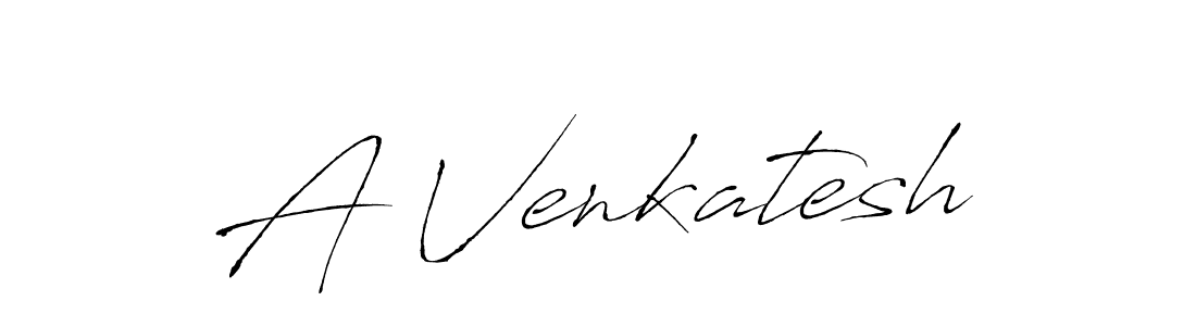 A Venkatesh stylish signature style. Best Handwritten Sign (Antro_Vectra) for my name. Handwritten Signature Collection Ideas for my name A Venkatesh. A Venkatesh signature style 6 images and pictures png