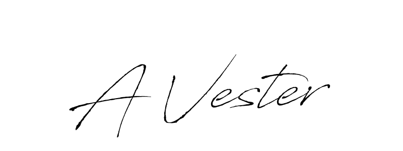 Similarly Antro_Vectra is the best handwritten signature design. Signature creator online .You can use it as an online autograph creator for name A Vester. A Vester signature style 6 images and pictures png