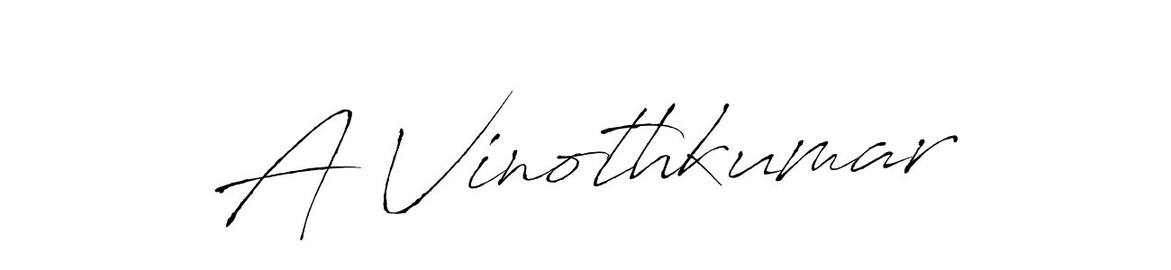 Also we have A Vinothkumar name is the best signature style. Create professional handwritten signature collection using Antro_Vectra autograph style. A Vinothkumar signature style 6 images and pictures png