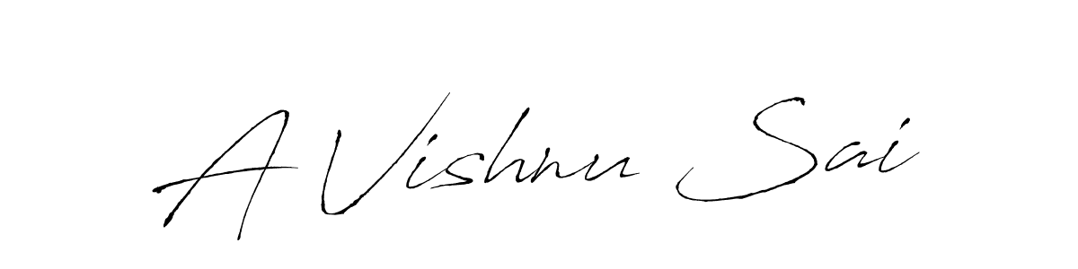 Once you've used our free online signature maker to create your best signature Antro_Vectra style, it's time to enjoy all of the benefits that A Vishnu Sai name signing documents. A Vishnu Sai signature style 6 images and pictures png