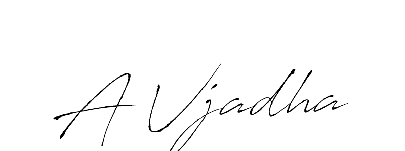 Create a beautiful signature design for name A Vjadha. With this signature (Antro_Vectra) fonts, you can make a handwritten signature for free. A Vjadha signature style 6 images and pictures png