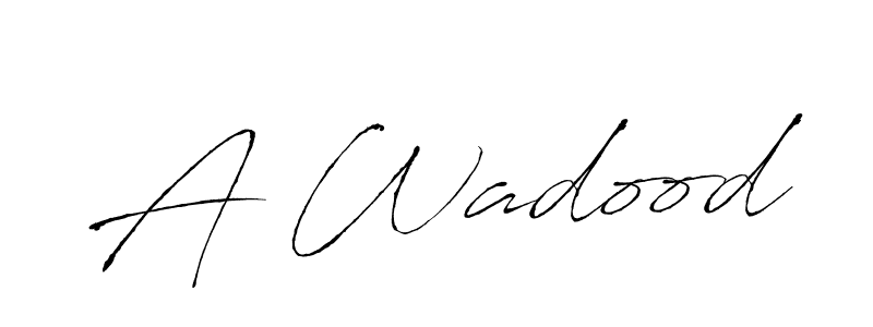 How to Draw A Wadood signature style? Antro_Vectra is a latest design signature styles for name A Wadood. A Wadood signature style 6 images and pictures png