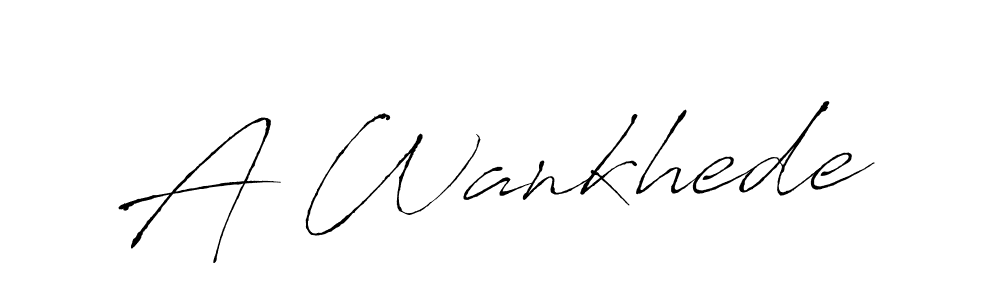 Also we have A Wankhede name is the best signature style. Create professional handwritten signature collection using Antro_Vectra autograph style. A Wankhede signature style 6 images and pictures png