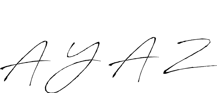 Create a beautiful signature design for name A Y A Z. With this signature (Antro_Vectra) fonts, you can make a handwritten signature for free. A Y A Z signature style 6 images and pictures png