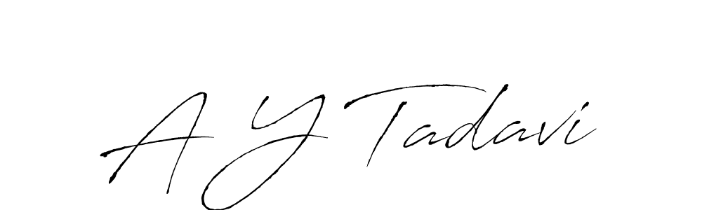 Make a beautiful signature design for name A Y Tadavi. Use this online signature maker to create a handwritten signature for free. A Y Tadavi signature style 6 images and pictures png