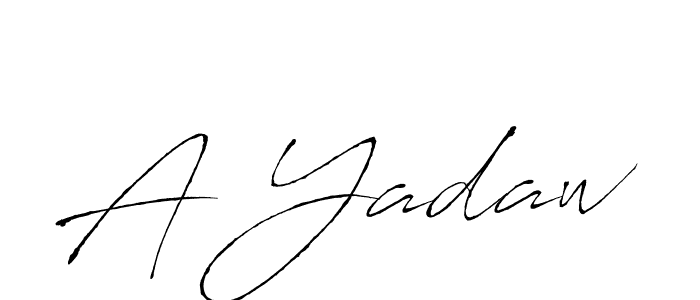 Create a beautiful signature design for name A Yadaw. With this signature (Antro_Vectra) fonts, you can make a handwritten signature for free. A Yadaw signature style 6 images and pictures png