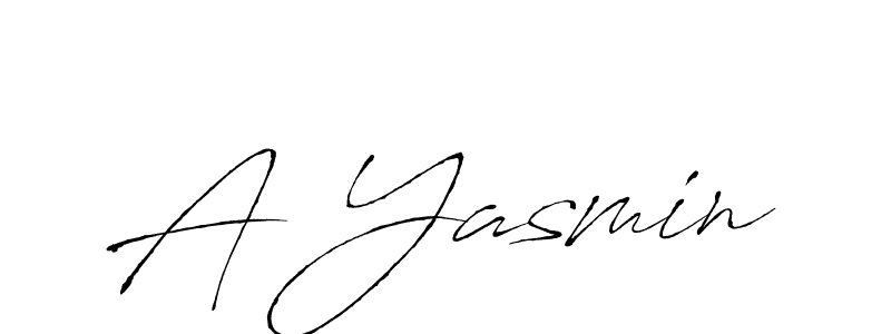 The best way (Antro_Vectra) to make a short signature is to pick only two or three words in your name. The name A Yasmin include a total of six letters. For converting this name. A Yasmin signature style 6 images and pictures png