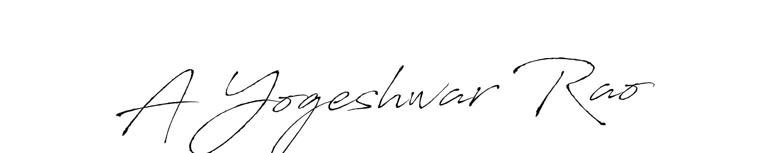 This is the best signature style for the A Yogeshwar Rao name. Also you like these signature font (Antro_Vectra). Mix name signature. A Yogeshwar Rao signature style 6 images and pictures png