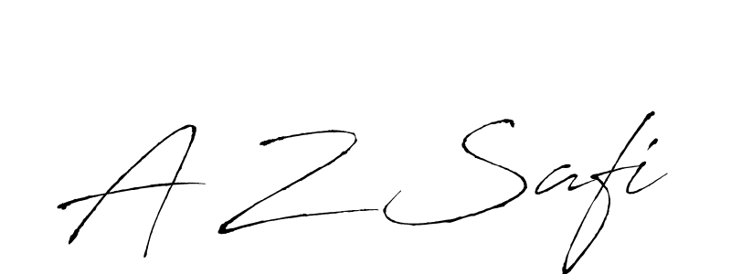 This is the best signature style for the A Z Safi name. Also you like these signature font (Antro_Vectra). Mix name signature. A Z Safi signature style 6 images and pictures png