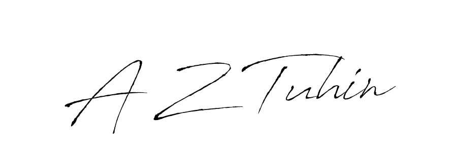 You should practise on your own different ways (Antro_Vectra) to write your name (A Z Tuhin) in signature. don't let someone else do it for you. A Z Tuhin signature style 6 images and pictures png
